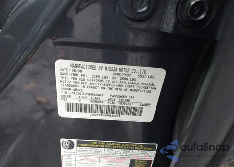 2009 Infiniti M35X from USA, damaged, VIN JNKCY01FX9M852403
